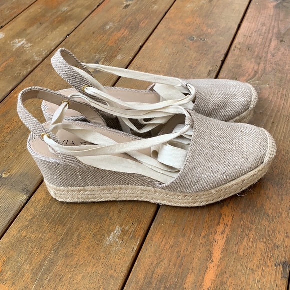 Via Spiga Ralina Espadrille Wedges Size 8.5 - Picture 3 of 9